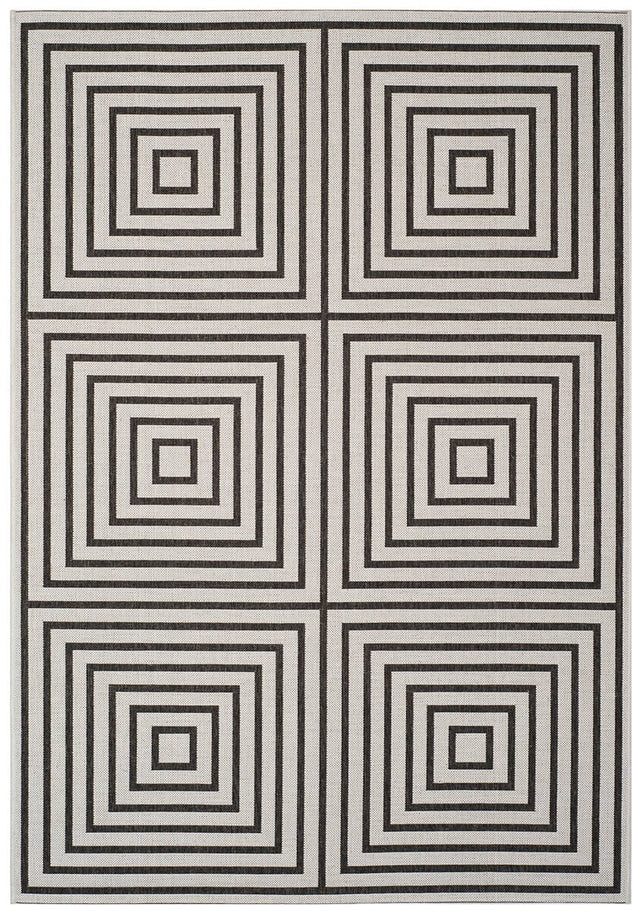 Safavieh Linden Lnd123A Light Grey / Charcoal Rugs.