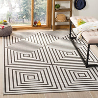 Safavieh Linden Lnd123A Light Grey / Charcoal Geometric Area Rug