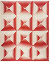 Safavieh Linden Lnd123Q Red / Creme Geometric Area Rug