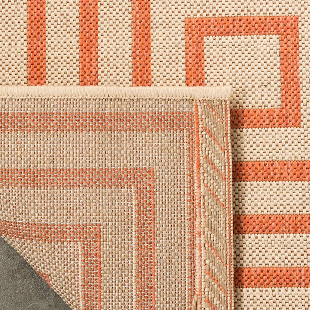 Safavieh Linden Lnd123R Cream / Rust Geometric Area Rug