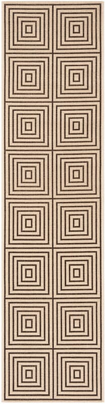 Safavieh Linden Lnd123U Creme / Brown Geometric Area Rug