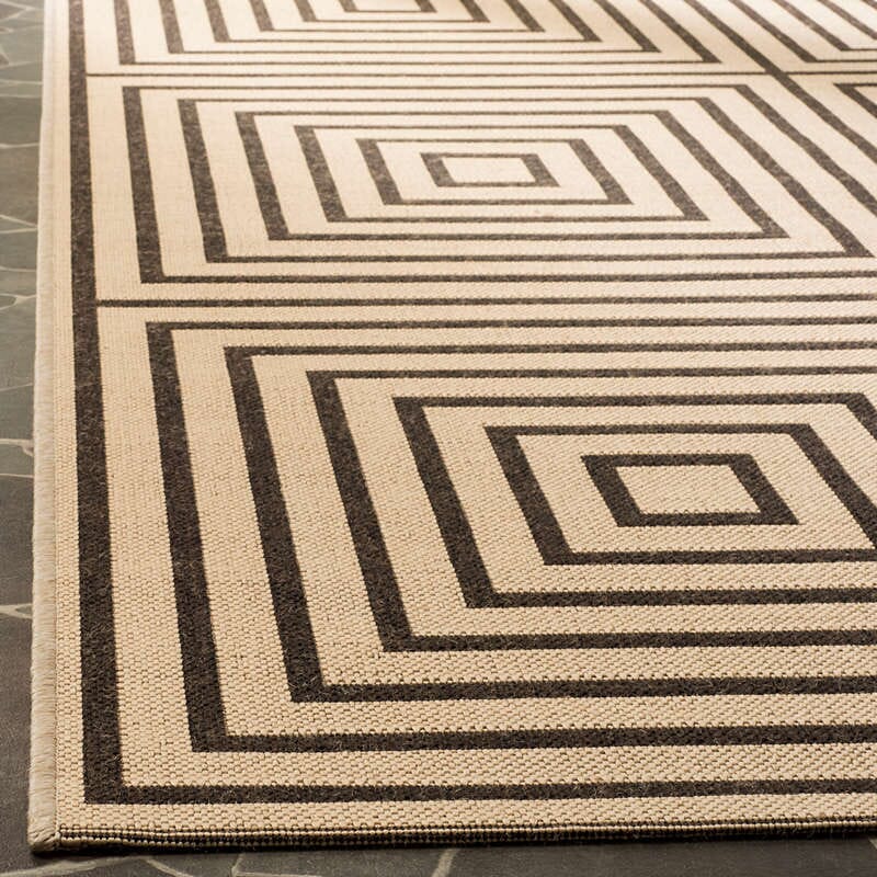 Safavieh Linden Lnd123U Creme / Brown Geometric Area Rug