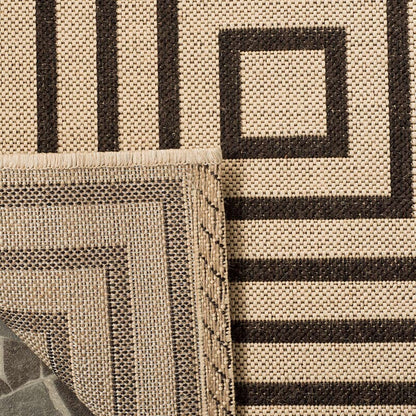 Safavieh Linden Lnd123U Creme / Brown Geometric Area Rug