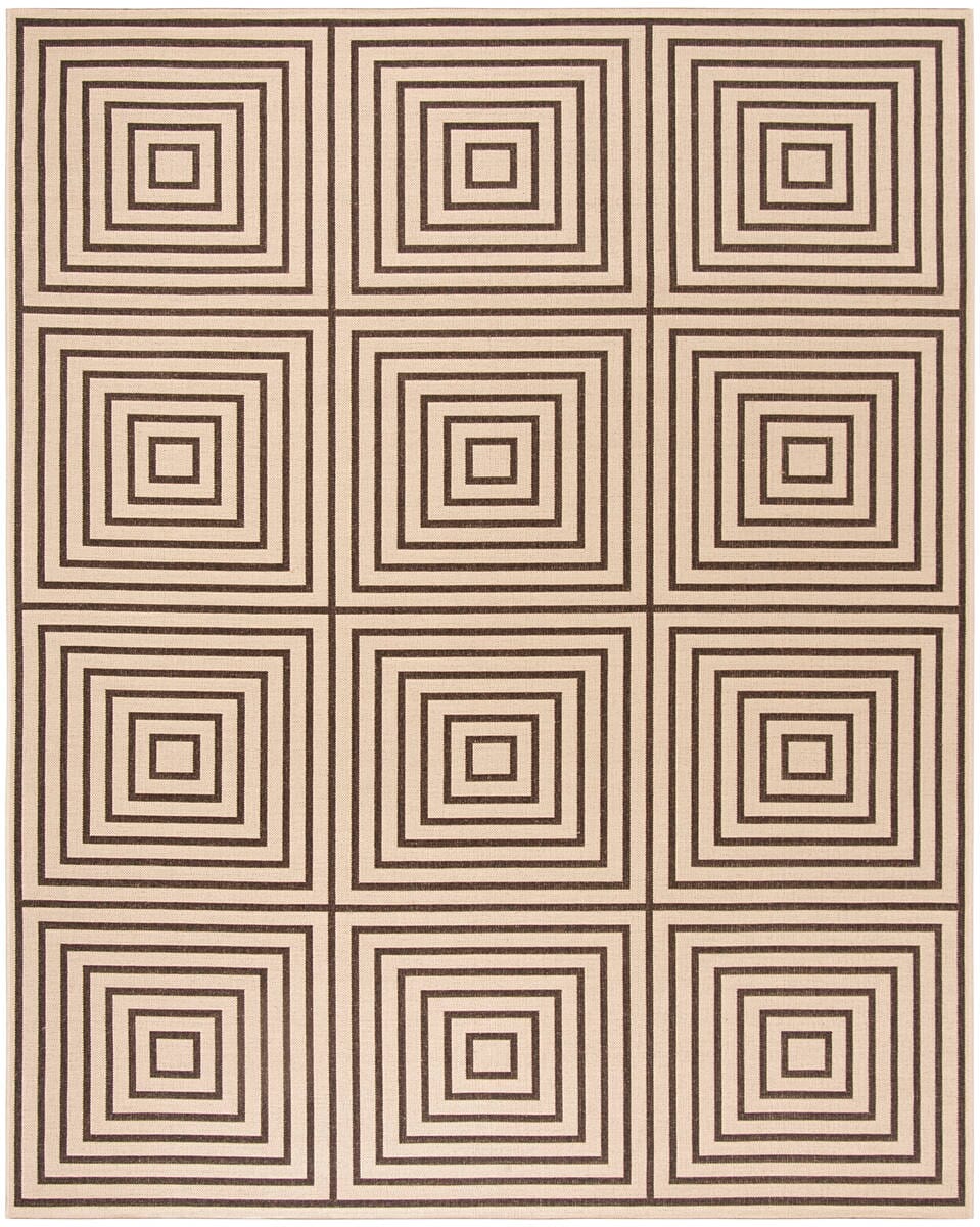 Safavieh Linden Lnd123U Creme / Brown Geometric Area Rug