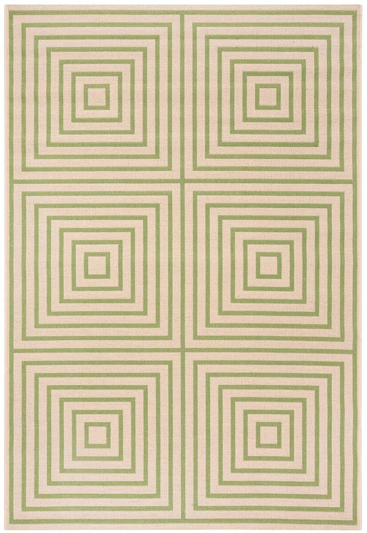 Safavieh Linden Lnd123V Cream / Olive Geometric Area Rug