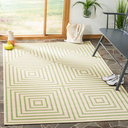 Safavieh Linden Lnd123V Cream / Olive Geometric Area Rug