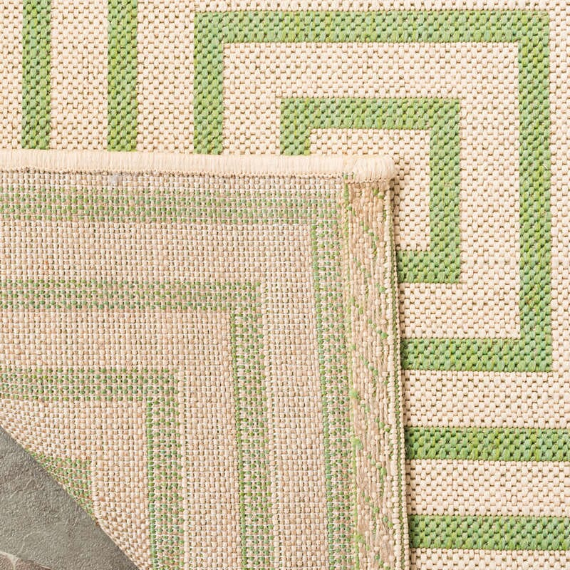 Safavieh Linden Lnd123V Cream / Olive Geometric Area Rug