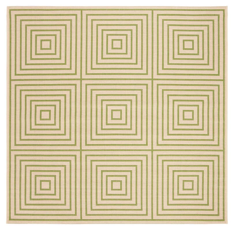 Safavieh Linden Lnd123V Cream / Olive Geometric Area Rug