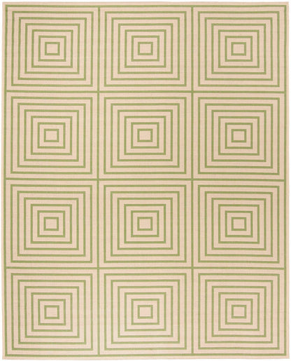 Safavieh Linden Lnd123V Cream / Olive Geometric Area Rug