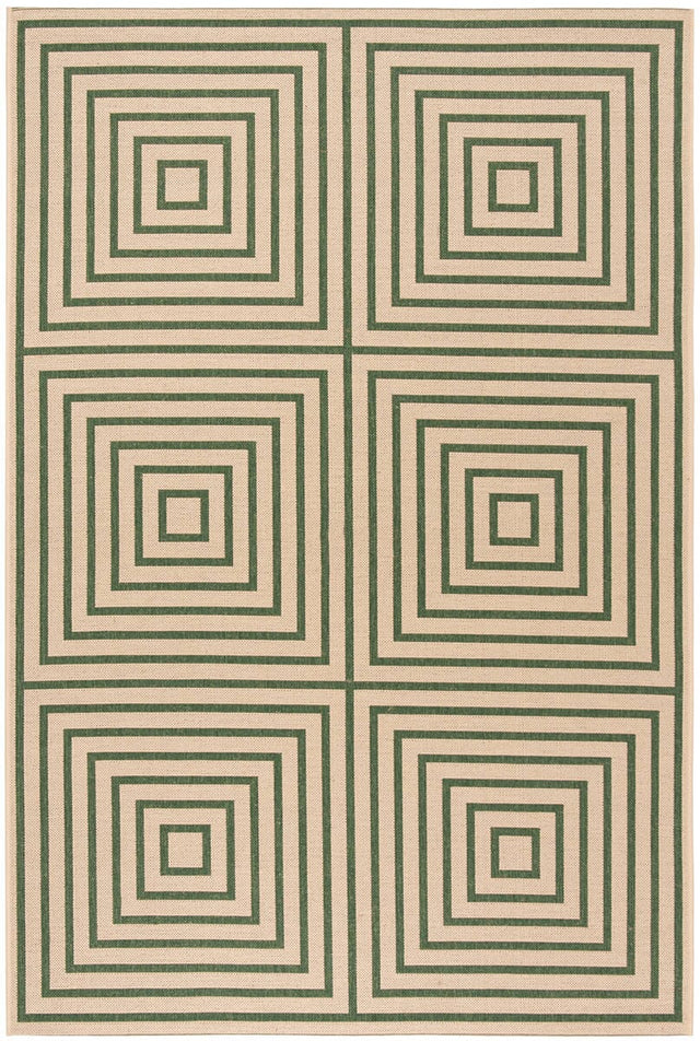 Safavieh Linden Lnd123W Cream / Green Rugs.