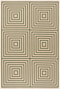 Safavieh Linden Lnd123W Cream / Green Geometric Area Rug