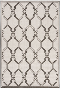 Safavieh Linden Lnd124A Light Grey / Charcoal Geometric Area Rug