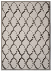 Safavieh Linden Lnd124A Light Grey / Charcoal Geometric Area Rug