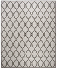 Safavieh Linden Lnd124A Light Grey / Charcoal Geometric Area Rug