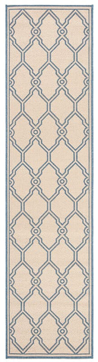 Safavieh Linden Lnd124N Cream / Blue Geometric Area Rug