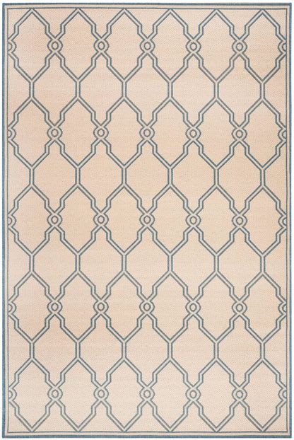 Safavieh Linden Lnd124N Cream / Blue Geometric Area Rug