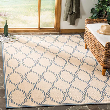 Safavieh Linden Lnd124N Cream / Blue Geometric Area Rug