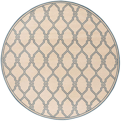 Safavieh Linden Lnd124N Cream / Blue Geometric Area Rug