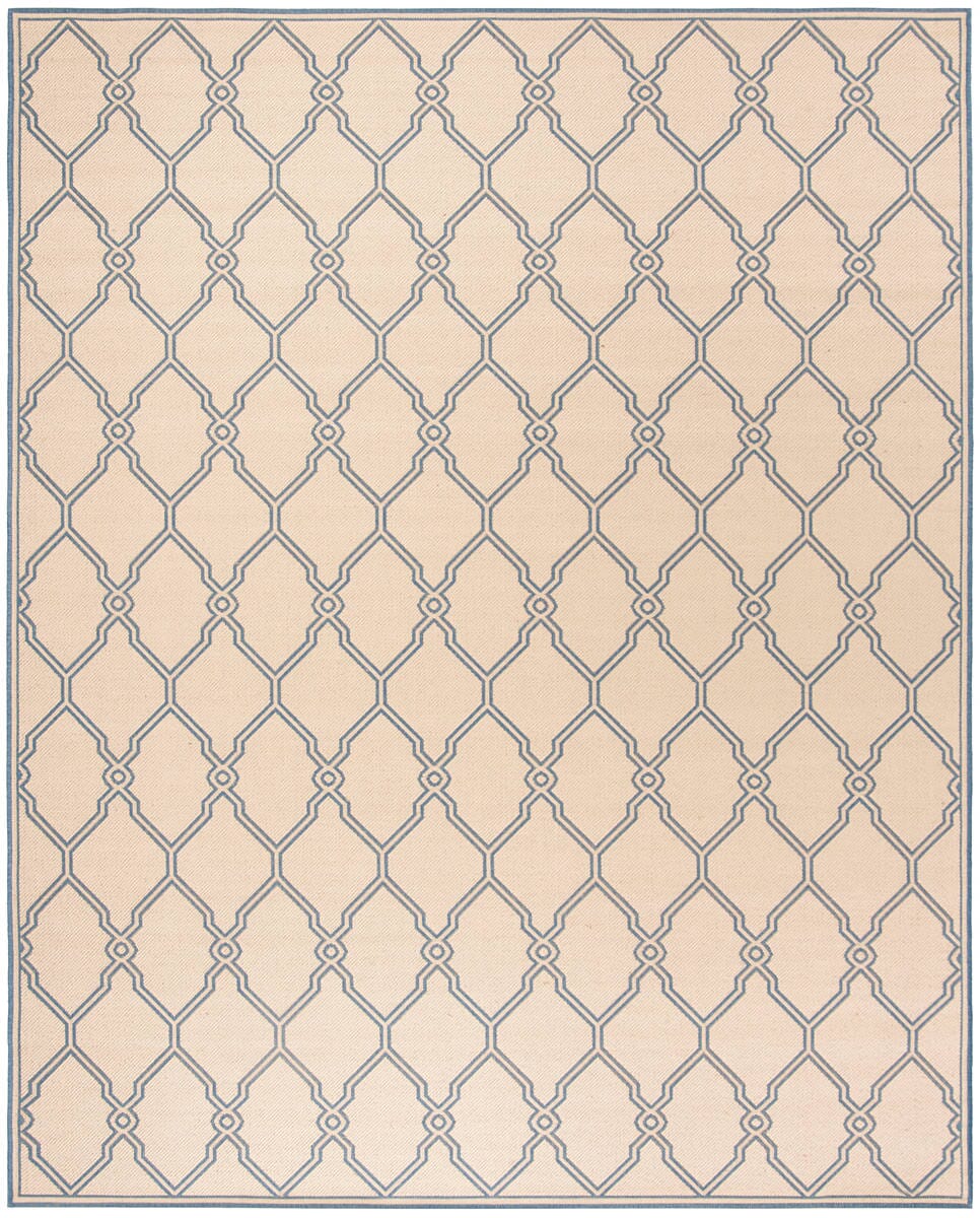 Safavieh Linden Lnd124N Cream / Blue Geometric Area Rug