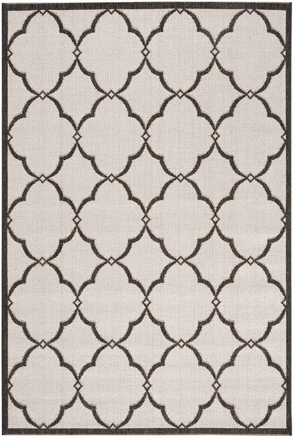 Safavieh Linden Lnd125A Light Grey / Charcoal Geometric Area Rug