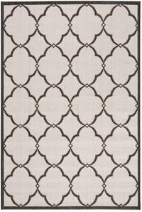 Safavieh Linden Lnd125A Light Grey / Charcoal Geometric Area Rug