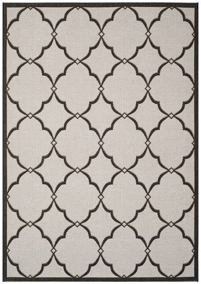 Safavieh Linden Lnd125A Light Grey / Charcoal Geometric Area Rug