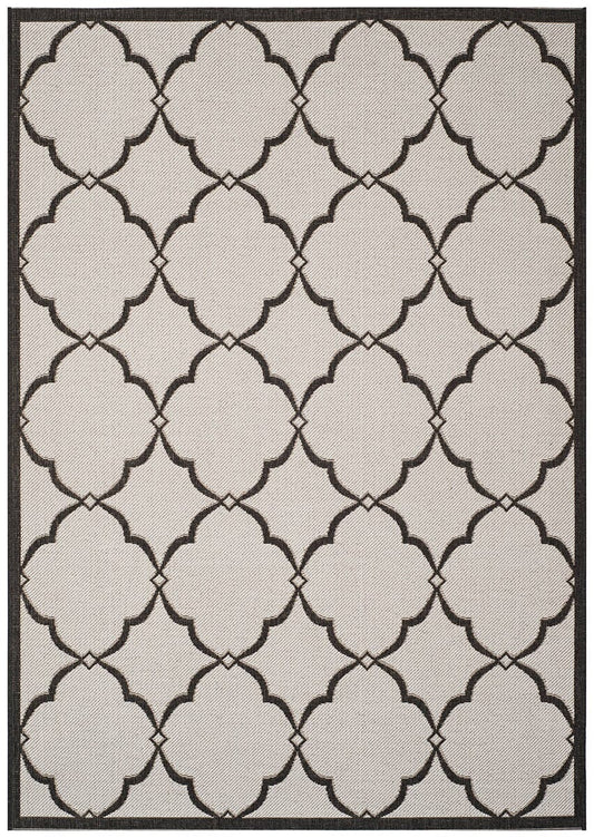 Safavieh Linden Lnd125A Light Grey / Charcoal Geometric Area Rug