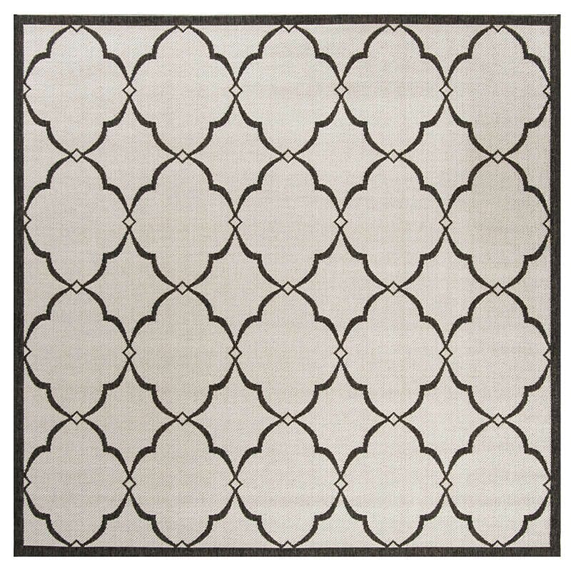 Safavieh Linden Lnd125A Light Grey / Charcoal Geometric Area Rug