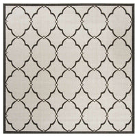 Safavieh Linden Lnd125A Light Grey / Charcoal Geometric Area Rug