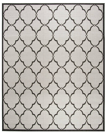 Safavieh Linden Lnd125A Light Grey / Charcoal Geometric Area Rug