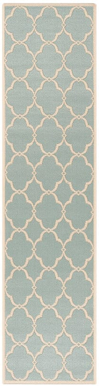 Safavieh Linden Lnd125K Aqua / Cream Geometric Area Rug