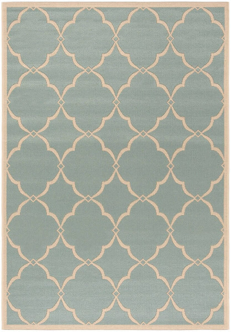 Safavieh Linden Lnd125K Aqua / Cream Rugs.