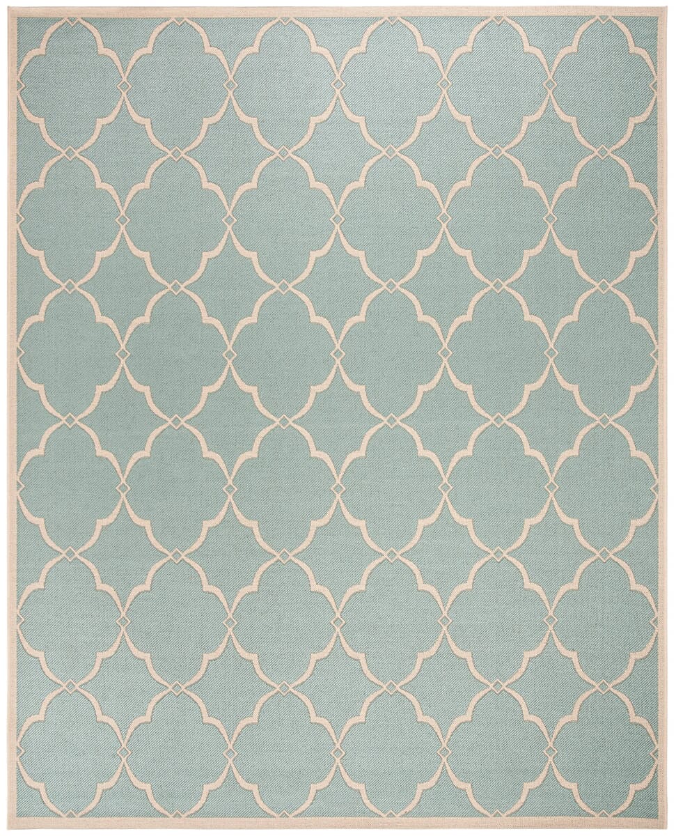 Safavieh Linden Lnd125K Aqua / Cream Geometric Area Rug