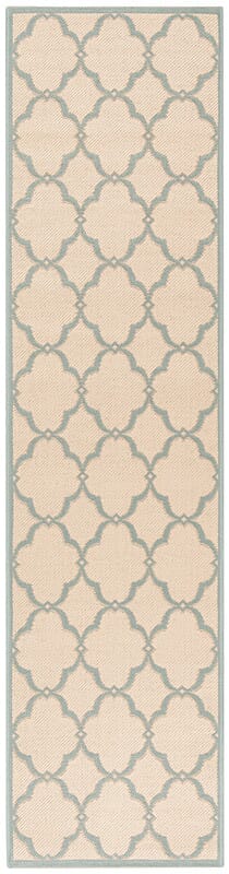 Safavieh Linden Lnd125L Cream / Aqua Rugs.