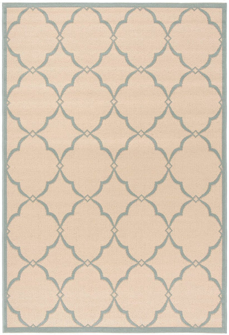 Safavieh Linden Lnd125L Cream / Aqua Rugs.