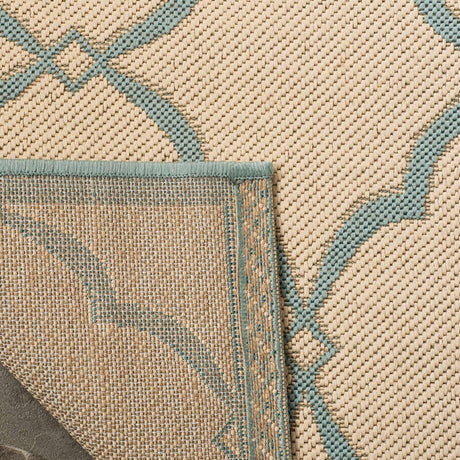 Safavieh Linden Lnd125L Cream / Aqua Rugs.