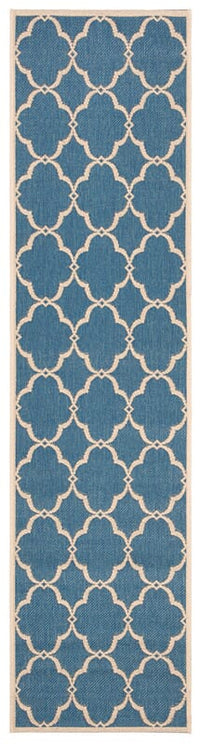 Safavieh Linden Lnd125M Blue / Creme Geometric Area Rug