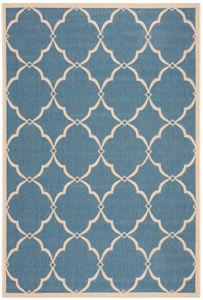 Safavieh Linden Lnd125M Blue / Creme Geometric Area Rug