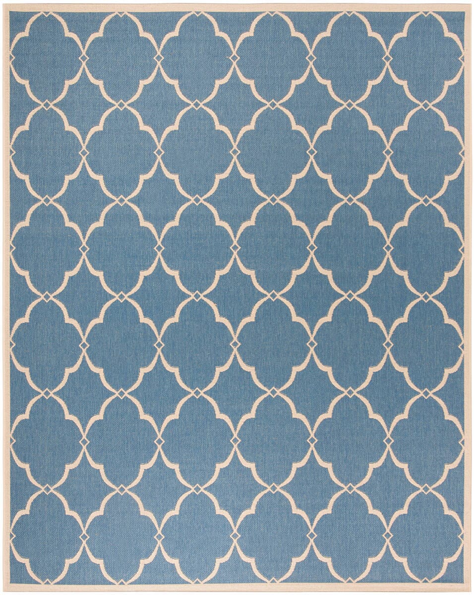 Safavieh Linden Lnd125M Blue / Creme Geometric Area Rug