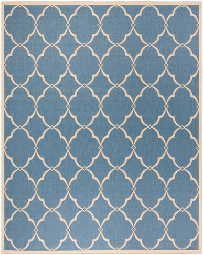 Safavieh Linden Lnd125M Blue / Creme Geometric Area Rug