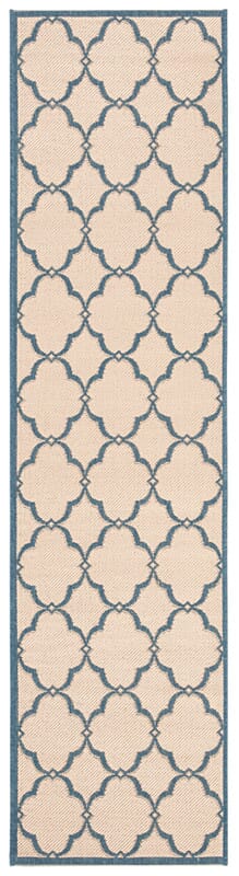 Safavieh Linden Lnd125N Cream / Blue Geometric Area Rug