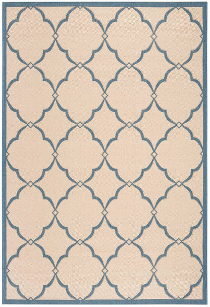 Safavieh Linden Lnd125N Cream / Blue Geometric Area Rug