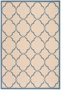 Safavieh Linden Lnd125N Cream / Blue Geometric Area Rug