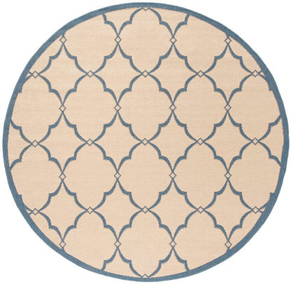 Safavieh Linden Lnd125N Cream / Blue Geometric Area Rug