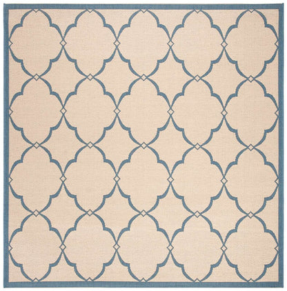 Safavieh Linden Lnd125N Cream / Blue Geometric Area Rug