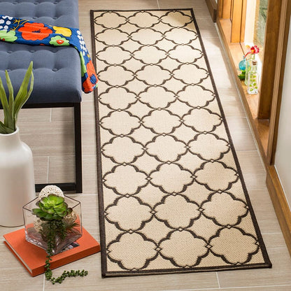 Safavieh Linden Lnd125U Creme / Brown Geometric Area Rug