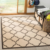 Safavieh Linden Lnd125U Creme / Brown Geometric Area Rug