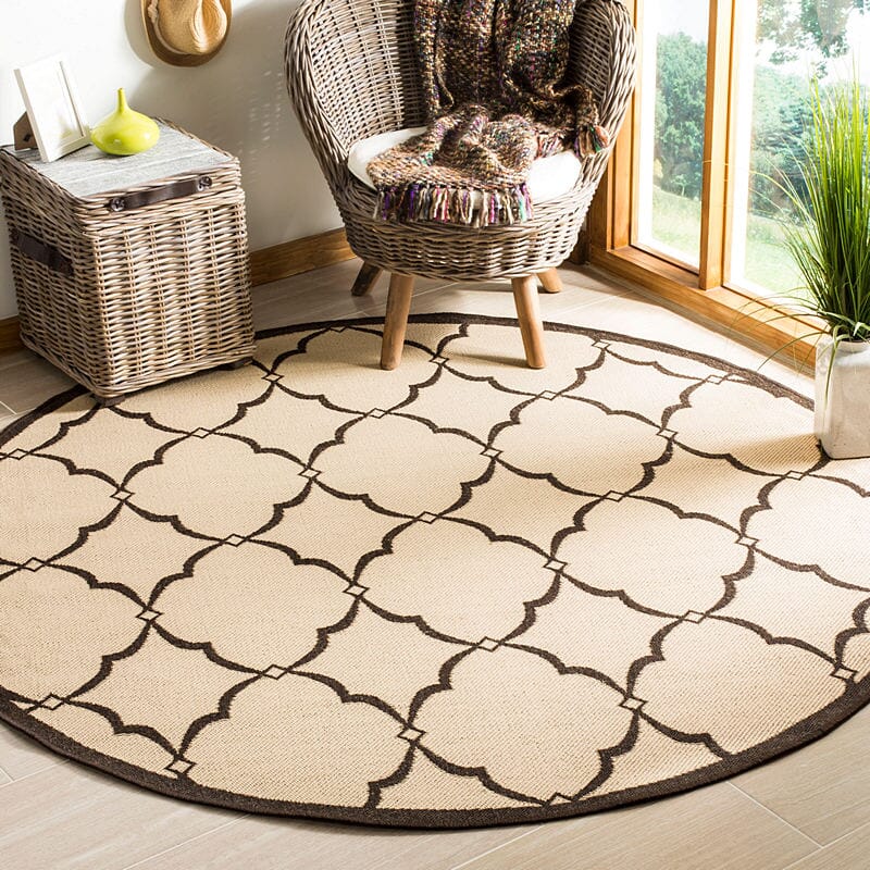 Safavieh Linden Lnd125U Creme / Brown Geometric Area Rug