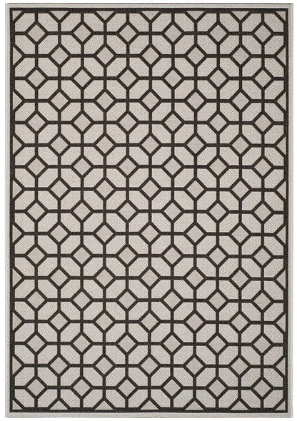 Safavieh Linden Lnd127A Light Grey / Charcoal Geometric Area Rug