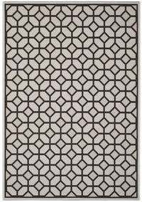 Safavieh Linden Lnd127A Light Grey / Charcoal Geometric Area Rug